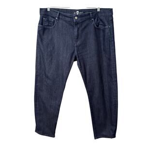 7 For All Mankind Men's Adrien‎ Dark Wash Straight Leg Jeans Size 40x26 Classic